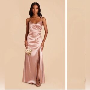 Birdy grey rose gold bridesmaid dress